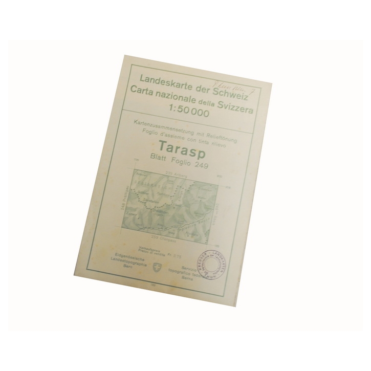 Schweizer Armee - Landeskarte 1:50 000 - Tarasp