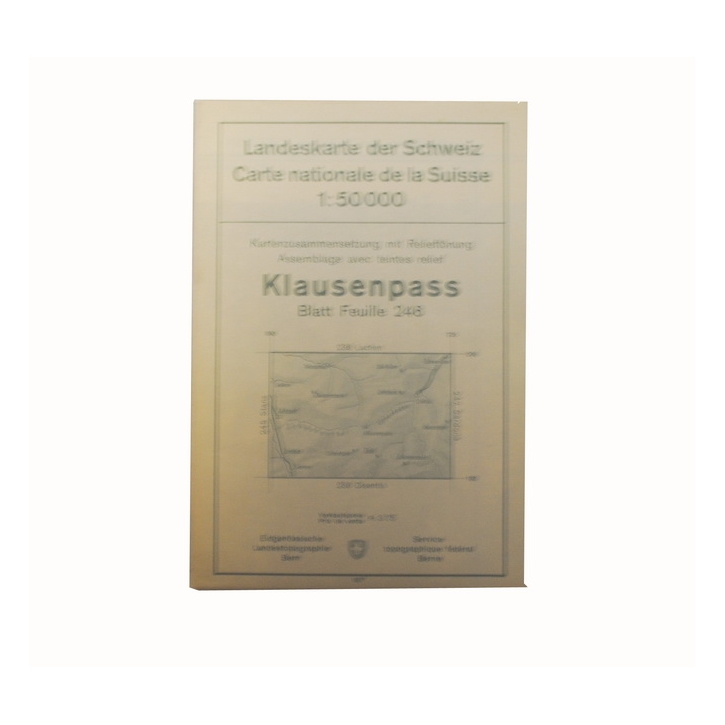 Schweizer Armee - Landeskarte 1:50 000 - Klausenpass
