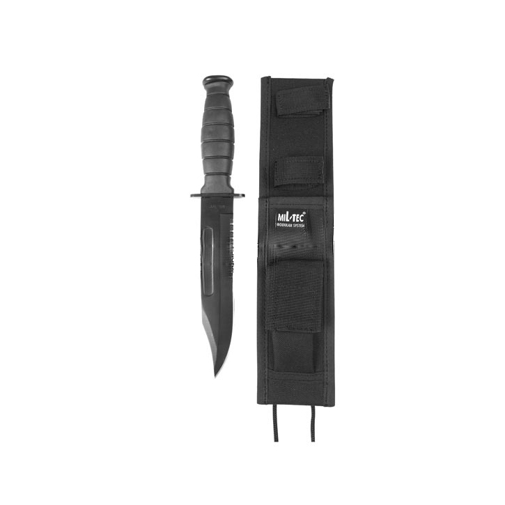 US Army - US Kampfmesser mit Scheide - schwarz