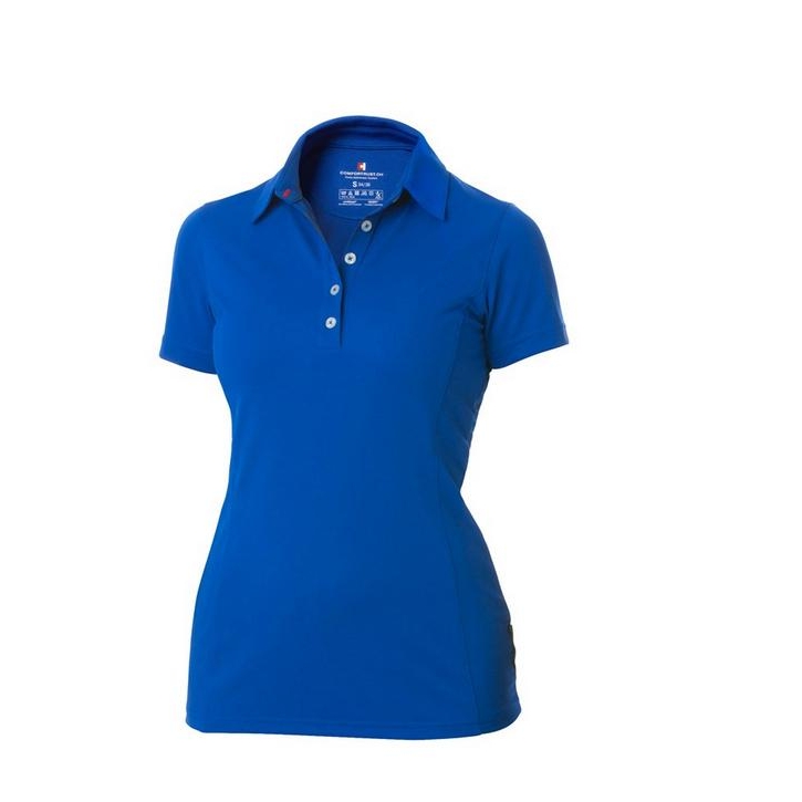 ComforTrust - Layer 2 - Lady - Polo-Shirt 1/4 - royalblau - XL
