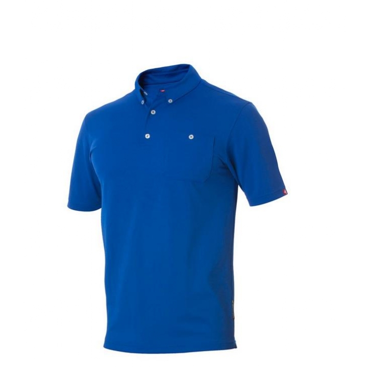 ComforTrust - Layer 2 - Man - Polo-Shirt 1/4 - royalblau - L