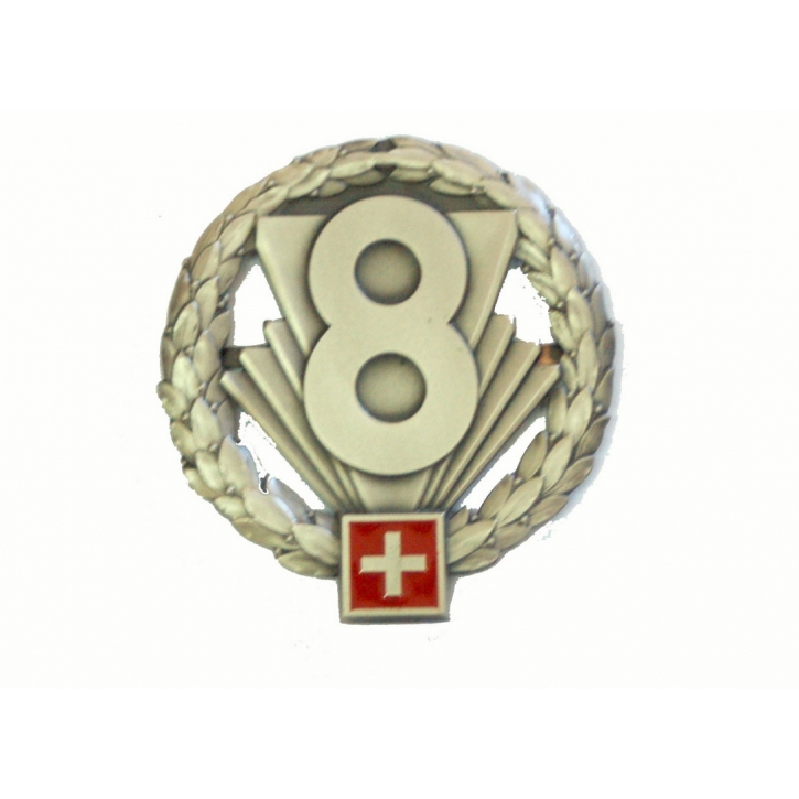 Béret-Emblem - Felddivision 8 - Silberrand