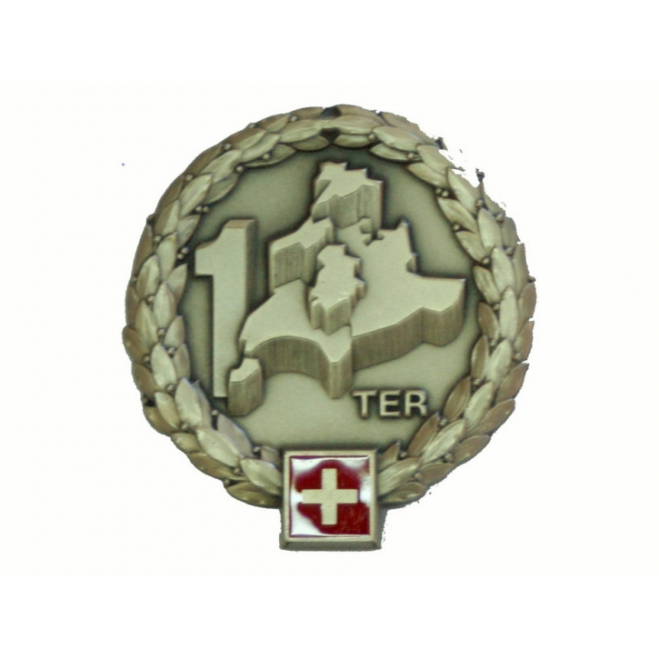Béret-Emblem - Territorialdivision 1 - Silberrand