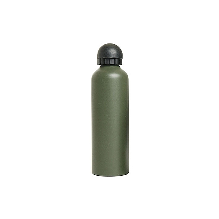 Alu - Flasche - rund - oliv - 750 ml